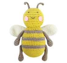 Load image into Gallery viewer, Crochet Rattle Toy (Bee, Lamb, Bear)

