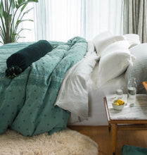 Load image into Gallery viewer, IN STOCK Bella Notte Linens Ines Duvet Cover, White
