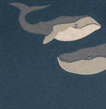 Load image into Gallery viewer, Milkbarn Whale Organic Applique Long Sleeve Onesie
