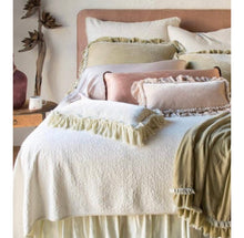 Load image into Gallery viewer, IN STOCK Bella Notte Linens Paloma Lumbar Throw Pillow, 16" x 36", Rouge
