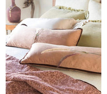 Load image into Gallery viewer, IN STOCK Bella Notte Linens Paloma Lumbar Throw Pillow, 16" x 36", Rouge
