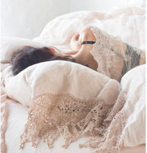 Load image into Gallery viewer, IN STOCK Bella Notte Linens Frida Pillowcase, Sterling (Retired Color)
