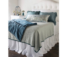 Load image into Gallery viewer, IN STOCK Bella Notte Linens Adele Coverlet  (White, Cloud)
