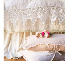 Load image into Gallery viewer, IN STOCK Bella Notte Linens Adele Coverlet  (White, Cloud)
