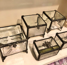 Load image into Gallery viewer, Beveled Glass Jewelry Box
