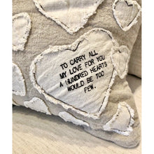 Load image into Gallery viewer, Hundred Hearts Linen Pillow
