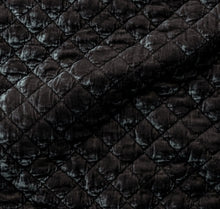 Load image into Gallery viewer, Bella Notte Linens Silk Velvet Quilted Lumbar Throw Pillow, 16" x 36"
