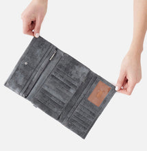 Load image into Gallery viewer, HOBO Keen Continental Wallet (Anthracite)
