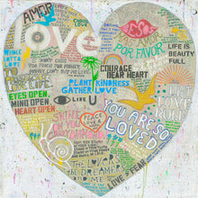 Load image into Gallery viewer, "Choose Love" Wooden Art Print  (23x23)
