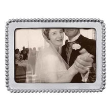 Load image into Gallery viewer, Mariposa Silver Beaded Frame, 4x6 photo
