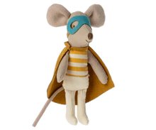 Load image into Gallery viewer, Maileg Super Hero Mouse, Little Brother In Matchbox
