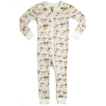 Load image into Gallery viewer, Milkbarn Organic Zippered Pajamas (2 Patterns)
