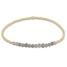 Load image into Gallery viewer, Enewton Gold Bliss Gemstone 2mm Bead Bracelet (2 Styles)
