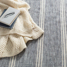 Load image into Gallery viewer, Dash &amp; Albert Malta Woven Wool Rug - Blue or Natural
