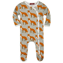 Load image into Gallery viewer, Milkbarn Organic Footed Romper (3 Patterns)
