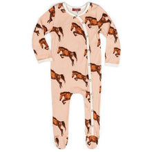 Load image into Gallery viewer, Milkbarn Organic Footed Romper (3 Patterns)
