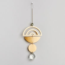 Load image into Gallery viewer, Brass &amp; Crystal Suncatchers (5 Styles)
